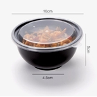 48oz Black Disposable Takeout Containers Easy Open Plasticの食品容器
