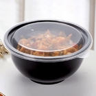 48oz Black Disposable Takeout Containers Easy Open Plasticの食品容器