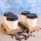 使い捨て可能2個のコップのためのコーヒー カップのキャリアのペーパー パルプを安定した4個のコップ取り除いて下さい
