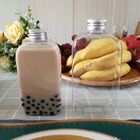 カスタマイズされるBobaのミルクの茶のための食品等級300mlペット円形のプラスチックびんは設計します
