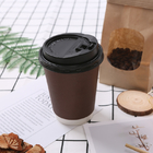 熱い飲み物の使い捨て可能な紙コップのCompostableコーヒー カップ14oz 16oz
