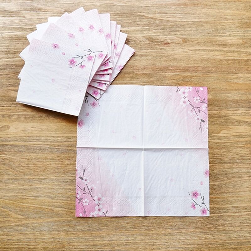 Personalized Disposable Printing Napkins Cocktail Beverage Paper With Your Own Design Restaurant Custom Printed Tissue Paper