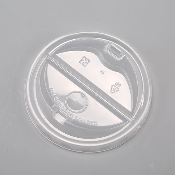 使い捨て可能なプラスチック コップのふた80mm 90mm Ps任意色のEco友好的なSgs