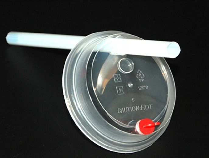 PPの注入のプラスチック コップのふたのふた80mm 90mmの習慣のサイズの白く黒い透明