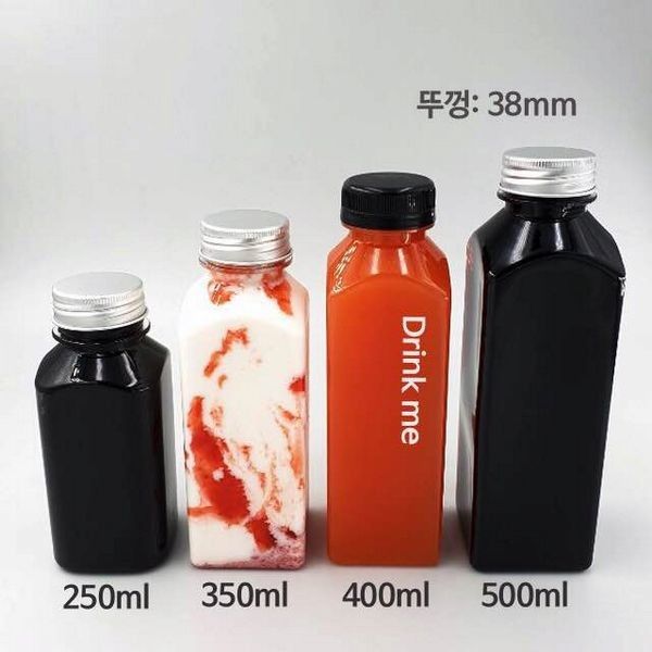 ミルクの茶使い捨て可能な供給のプラスチック飲料のびん300ml 350ml 400mlジュースのワインOemをかわいがって下さい