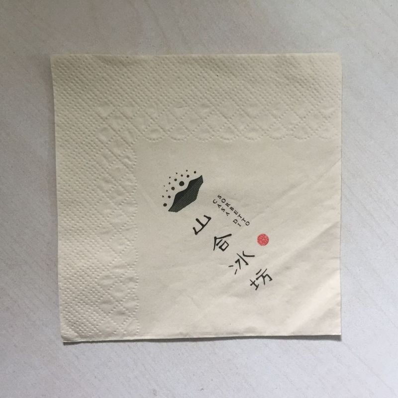 100% 生物分解性 シンプル 2 プライス 単品用紙 / 小型紙タオル 33cm X 33cm